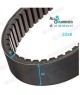 22*8*1700Li Courroie de variateur 22x8