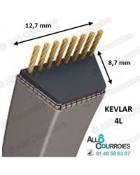 Courroie de tondeuse renforcée kevlar 4L360 - 12.7mm  | Allocourroies