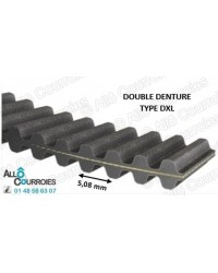 210 DXL 025 Courroie double dentée XL