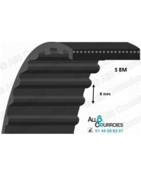 2496-S8M-40 Courroie simple dentée Super Torque S8M | Allocourroies.com